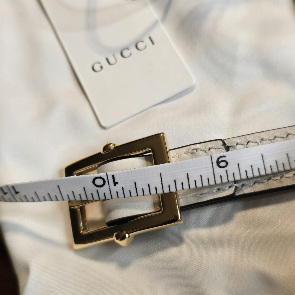 GUCCI off white Leather Adjustable Crossbody Bag Replacement Shoulder Strap - Picture 5 of 7